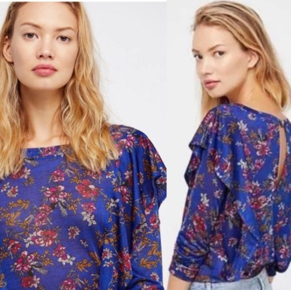 Free People ruffled floral…‎ - Picture 1 of 2